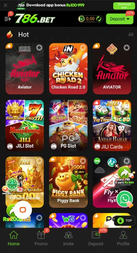 786 bet Game APK