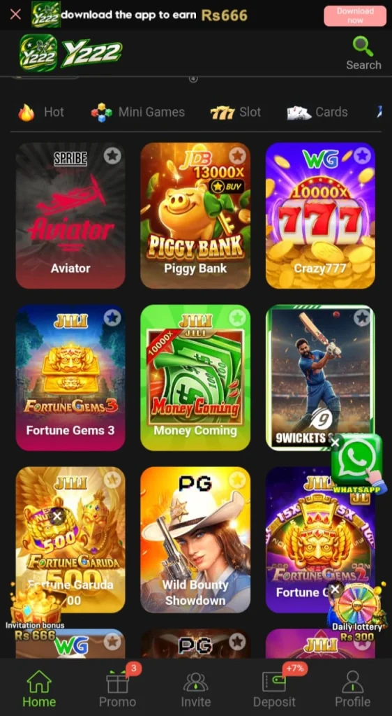 Y222 Game APK